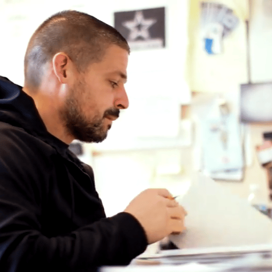 employee at their desk